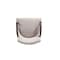 Manhattan Comfort Shubert Faux Leather and Velvet Dining Armchair in Light Grey - Set of 2 2-DC055AR-LG - alternate 6